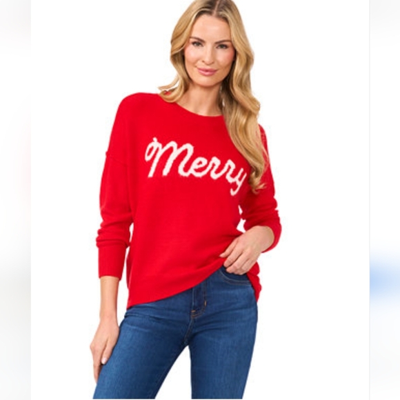 CeCe Plush Merry Sweater Plus Size 1X - Picture 9 of 9